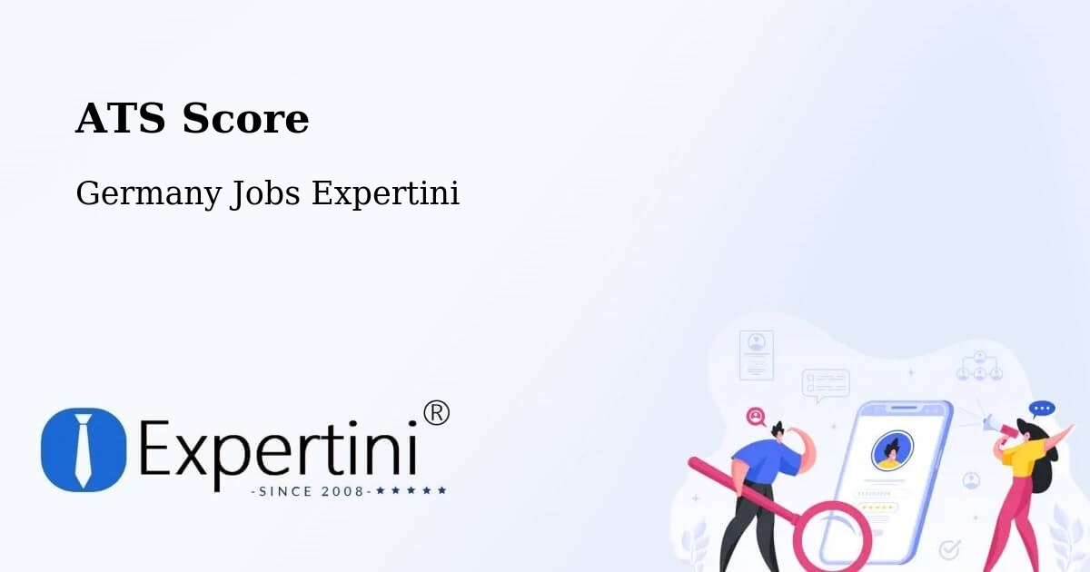 Resume ATS Score & Job Description Match Tool – Schülp - Germany Jobs Expertini