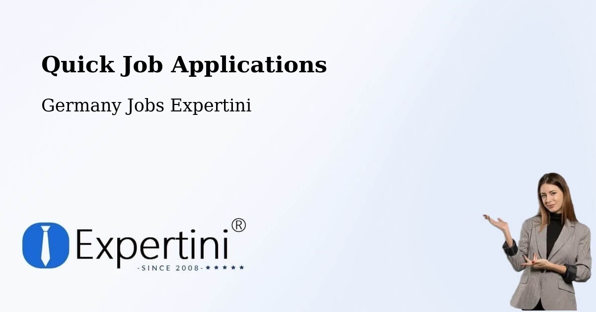 Quick Apply Feature – Schülp - Germany Jobs Expertini